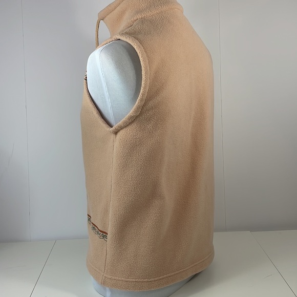 VINTAGE Fleece Sleeveless vest, women and dog, Small - Picture 5 of 6